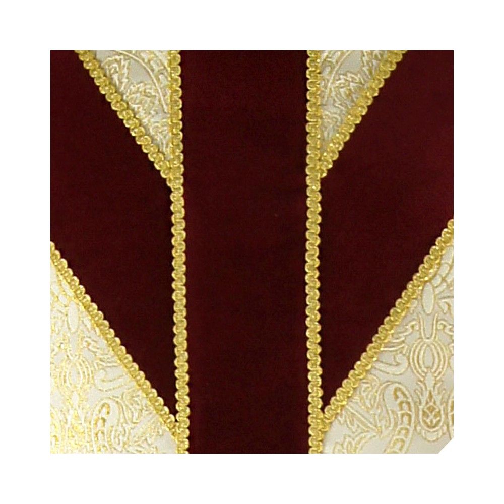 Kapa semi gotycka jasnozłoty brokat - zdjęcie 4 - Kapa semi gotycka jasnozłoty brokat