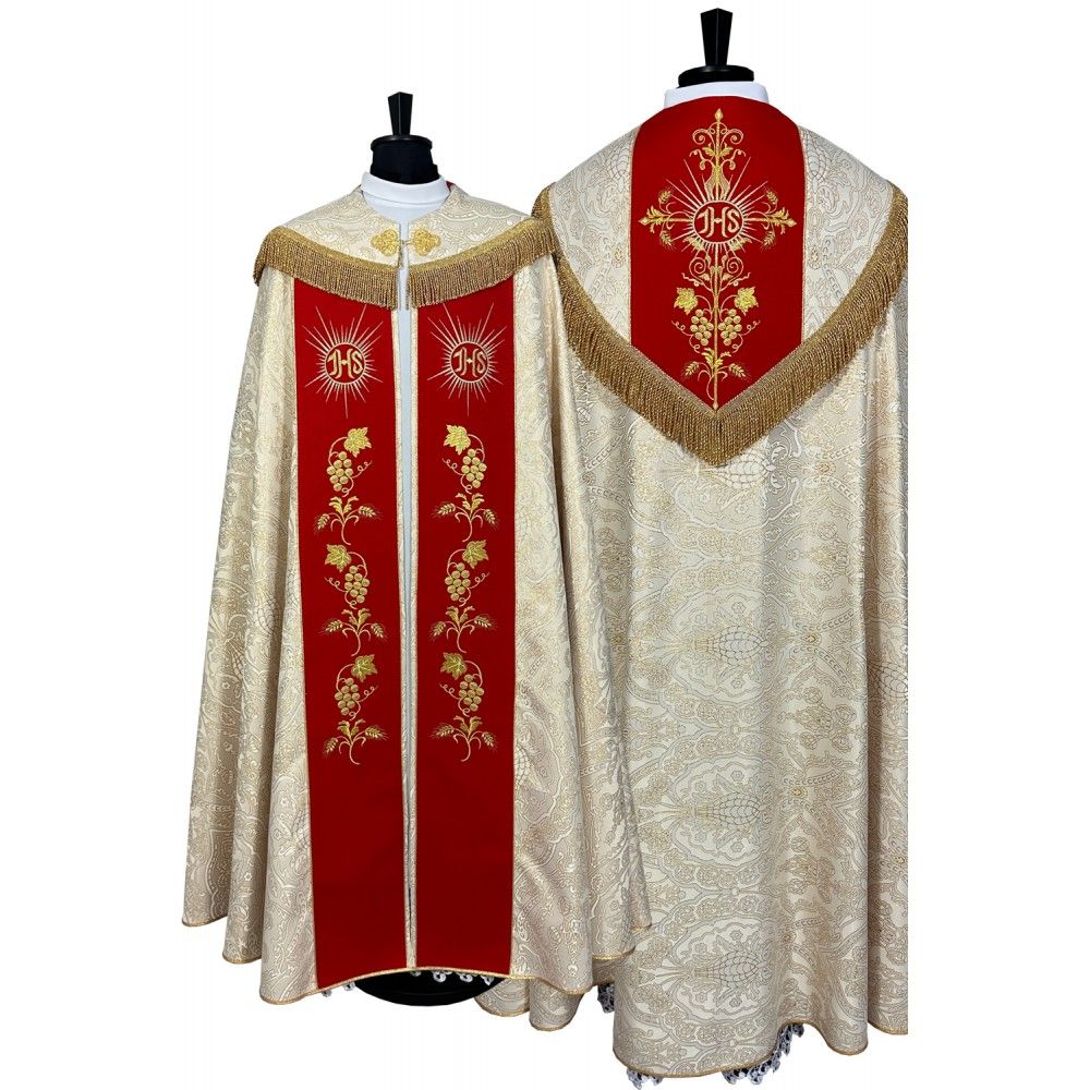 Kapa haftowana IHS (13) - KAPY LITURGICZNE