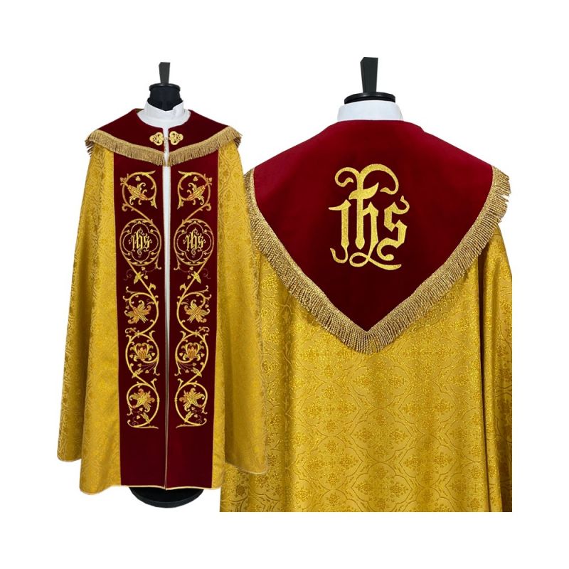 Kapa liturgiczna haftowana IHS (22) - Kapa liturgiczna haftowana IHS (22)