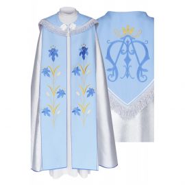 Kapa liturgiczna Maryjna - haftowana (3)