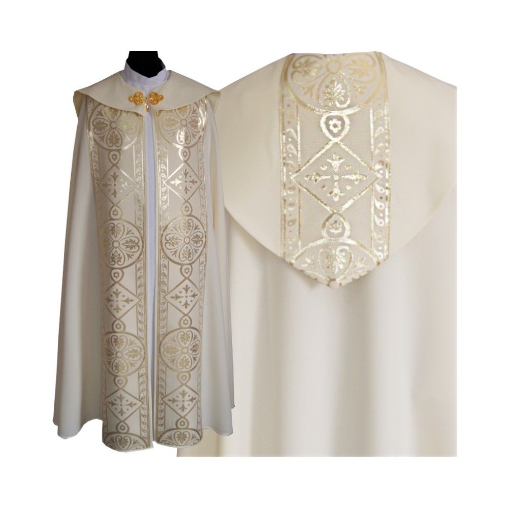 Kapa wzór gotycki - tkanina bawełna-stretch (3) - zdjęcie 4 - Kapa wzór gotycki - tkanina bawełna-stretch (3)