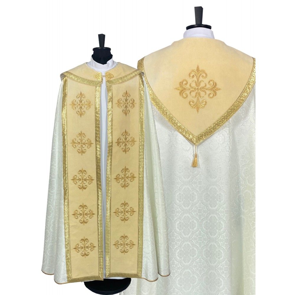 Kapa fioletowa wzór gotycki - tkanina żakard (11) - zdjęcie 2 - Kapa fioletowa wzór gotycki - tkanina żakard (11)