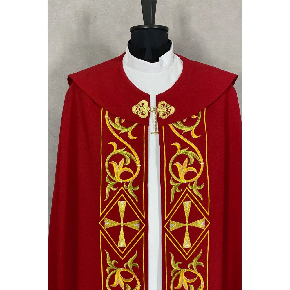 Kapa haftowana gotycka - haftowane pasy (53) - zdjęcie 3 - Kapa haftowana gotycka - haftowane pasy (53)