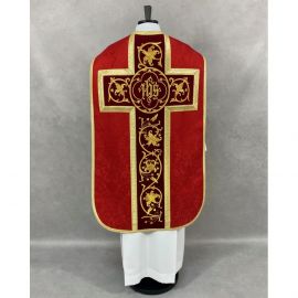 Ornat rzymski IHS - kolory liturgiczne, żakard (35) - zdjęcie 12 - Ornat rzymski IHS - kolory liturgiczne, żakard (34)