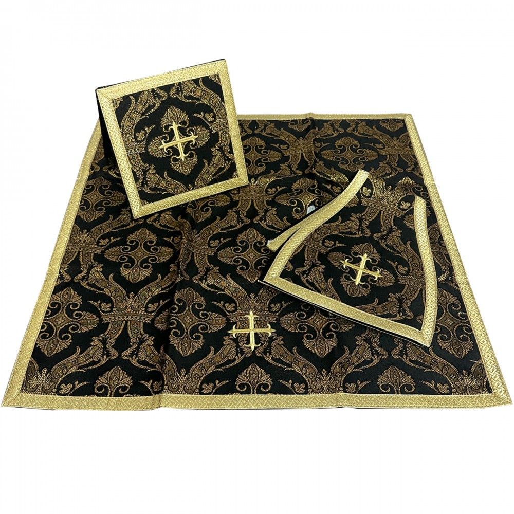 Ornat Rzymski z Manipularzem, Bursą i Welonem na kielich (8) - zdjęcie 2 - Ornat Rzymski z Manipularzem, Bursą i Welonem na kielich (8)