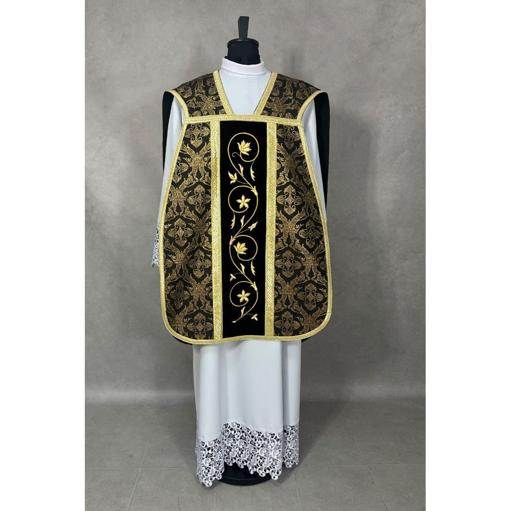 Ornat Rzymski z Manipularzem, Bursą i Welonem na kielich (8) - zdjęcie 4 - Ornat Rzymski z Manipularzem, Bursą i Welonem na kielich (8)