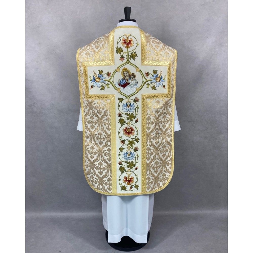 Ornat Rzymski z Manipularzem, Bursą i Welonem na kielich (11) - zdjęcie 3 - Ornat Rzymski z Manipularzem, Bursą i Welonem na kielich (11)