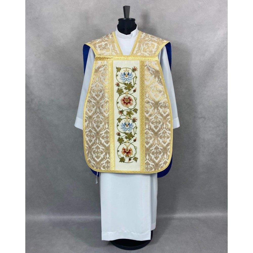 Ornat Rzymski z Manipularzem, Bursą i Welonem na kielich (11) - zdjęcie 4 - Ornat Rzymski z Manipularzem, Bursą i Welonem na kielich (11)