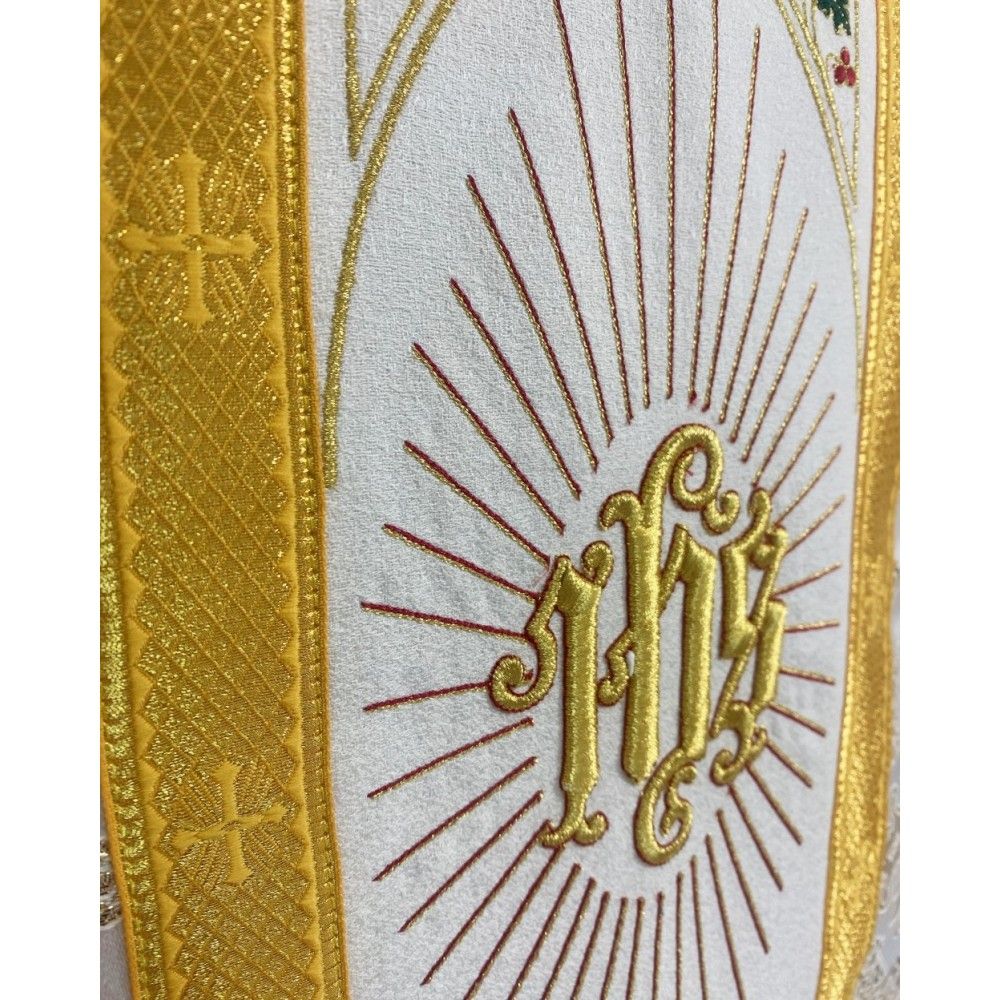 Ornat Rzymski z Manipularzem, Bursą i Welonem na kielich (14) - zdjęcie 3 - Ornat Rzymski z Manipularzem, Bursą i Welonem na kielich (14)