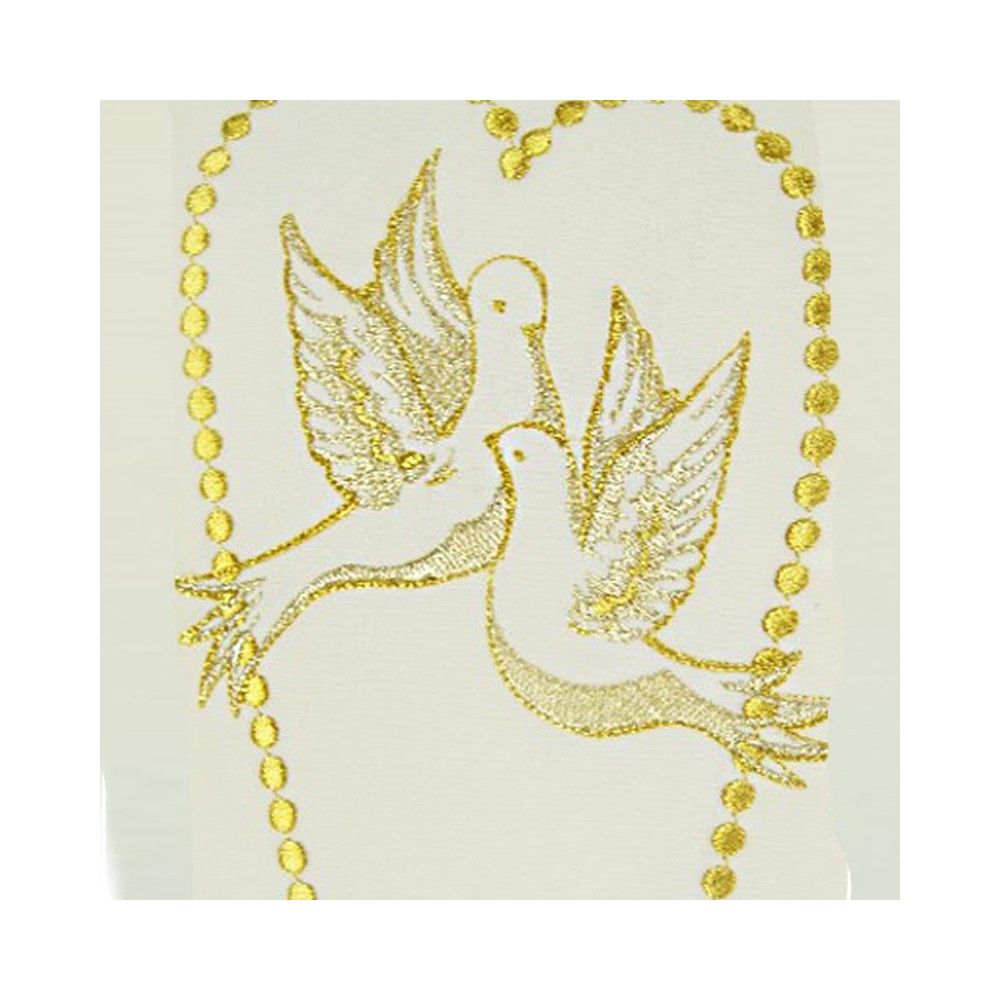 Stuła ślubna haftowana (2) - zdjęcie 4 - Stuła ślubna haftowana (2)