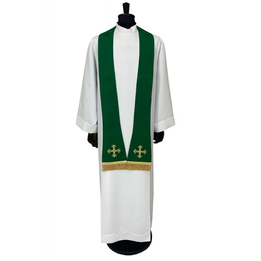 Stuła kapłańska rzymska, fioletowa (05) - zdjęcie 4 - Stuła kapłańska rzymska, fioletowa (05)