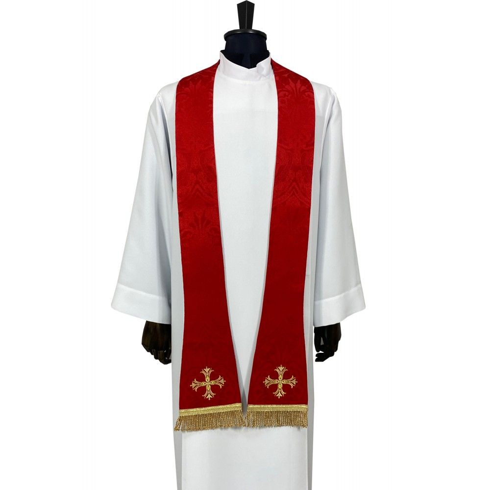 Stuła kapłańska rzymska, fioletowa (05) - zdjęcie 10 - Stuła kapłańska rzymska, fioletowa (05)