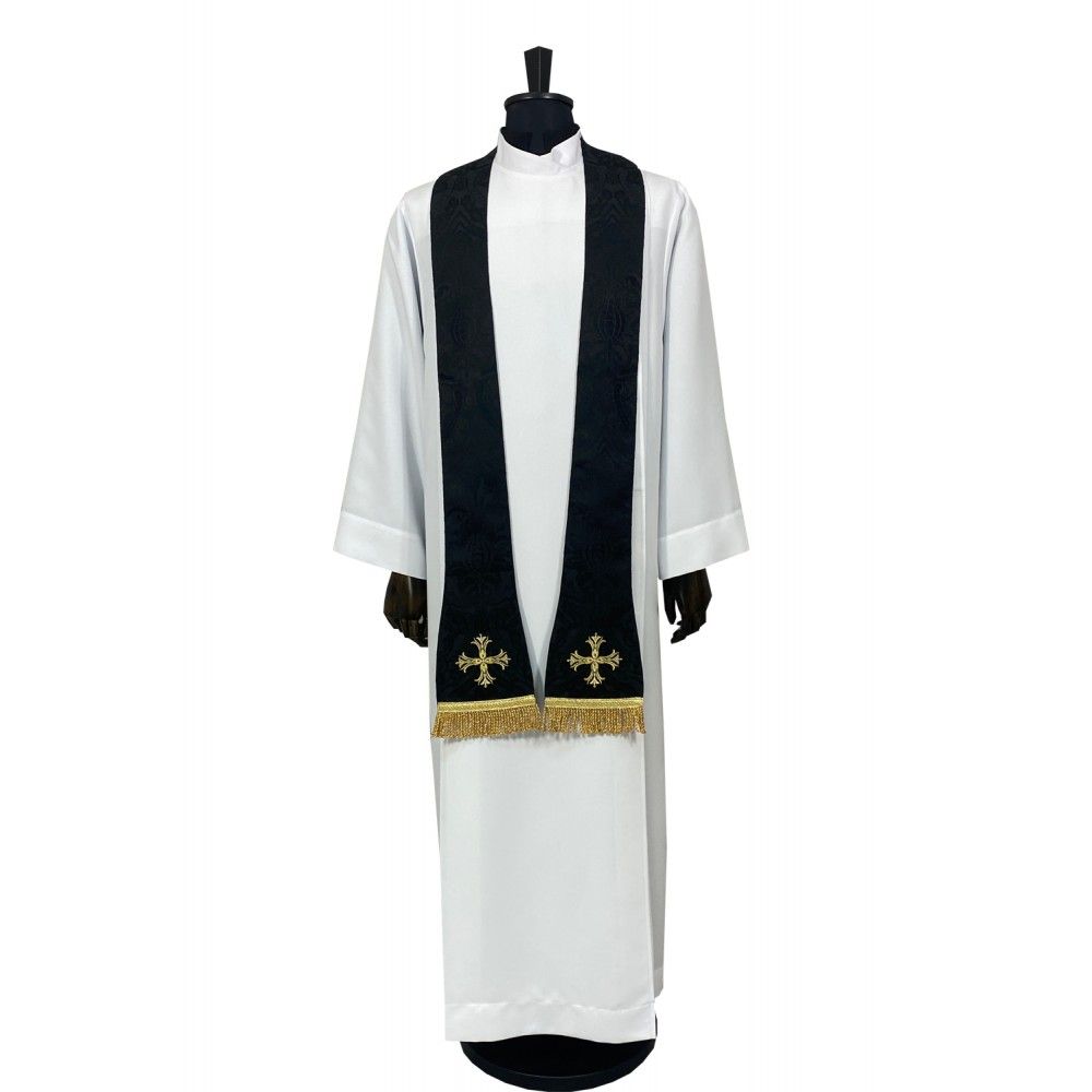 Stuła kapłańska rzymska, fioletowa (05) - zdjęcie 11 - Stuła kapłańska rzymska, fioletowa (05)