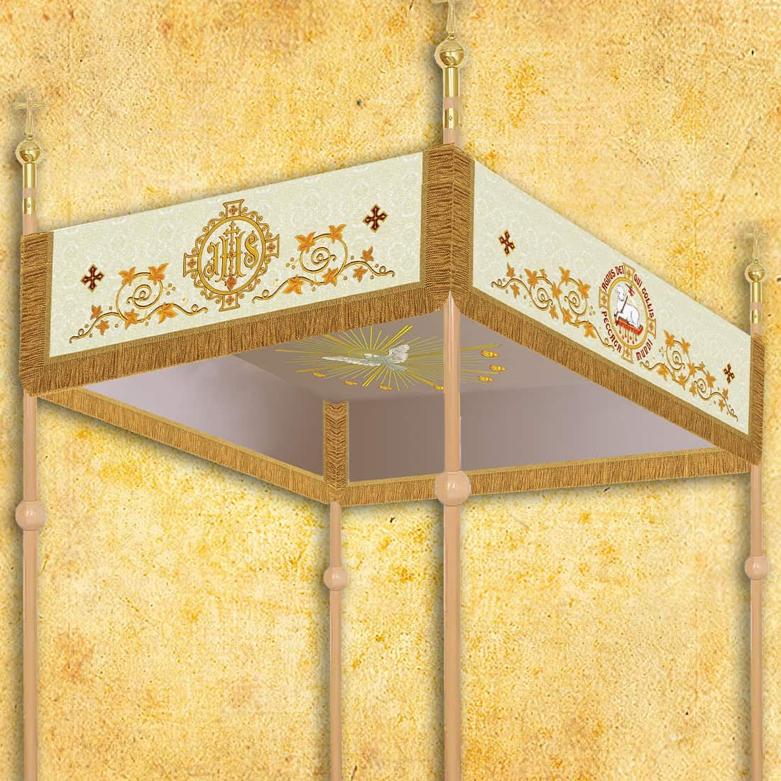 Baldachim procesyjny haftowany (7)