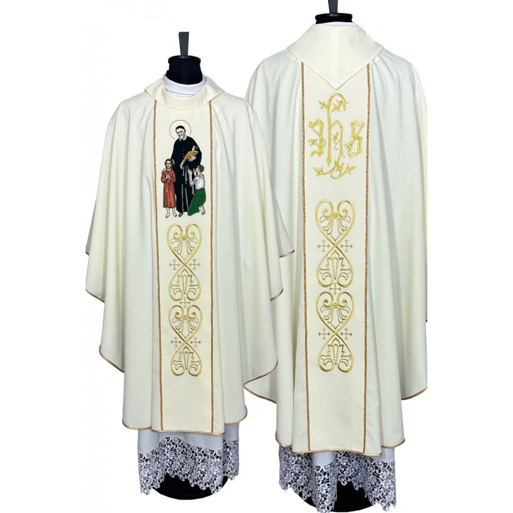 Ornat haftowany - Św. Wincenty a Paulo