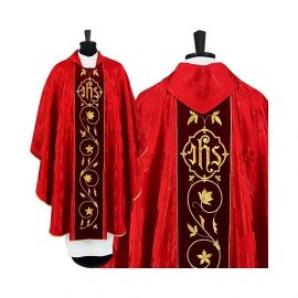 Ornat gotycki IHS (3) - kolory liturgiczne - Ornaty haftowane - Nowość