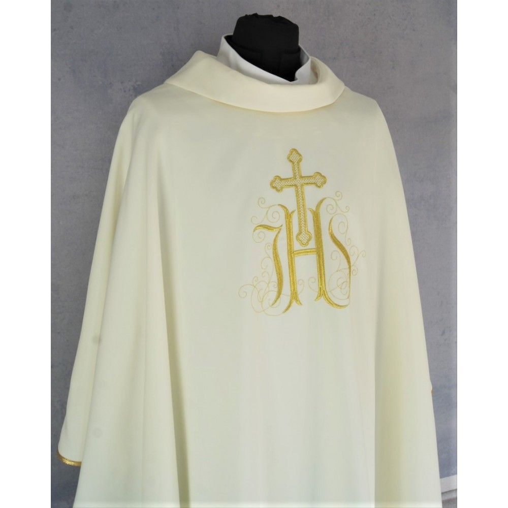 Ornat gotycki IHS- kolory liturgiczne (6) - zdjęcie 4 - Ornat gotycki IHS- kolory liturgiczne (6)