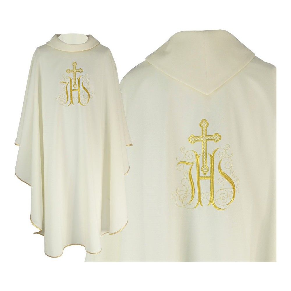 Ornat gotycki IHS- kolory liturgiczne (6) - zdjęcie 5 - Ornat gotycki IHS- kolory liturgiczne (6)
