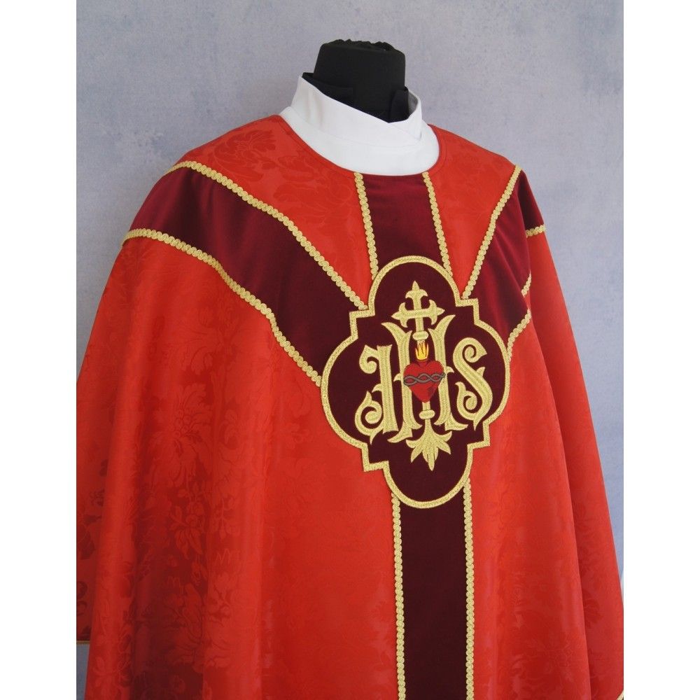 Ornat Semi-Gotycki kolory liturgiczne (75) - zdjęcie 2 - Ornat Semi-Gotycki kolor ecru (75)