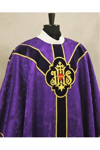 Ornat Semi-Gotycki kolory liturgiczne (75) - zdjęcie 6 - Ornat Semi-Gotycki kolor ecru (75)