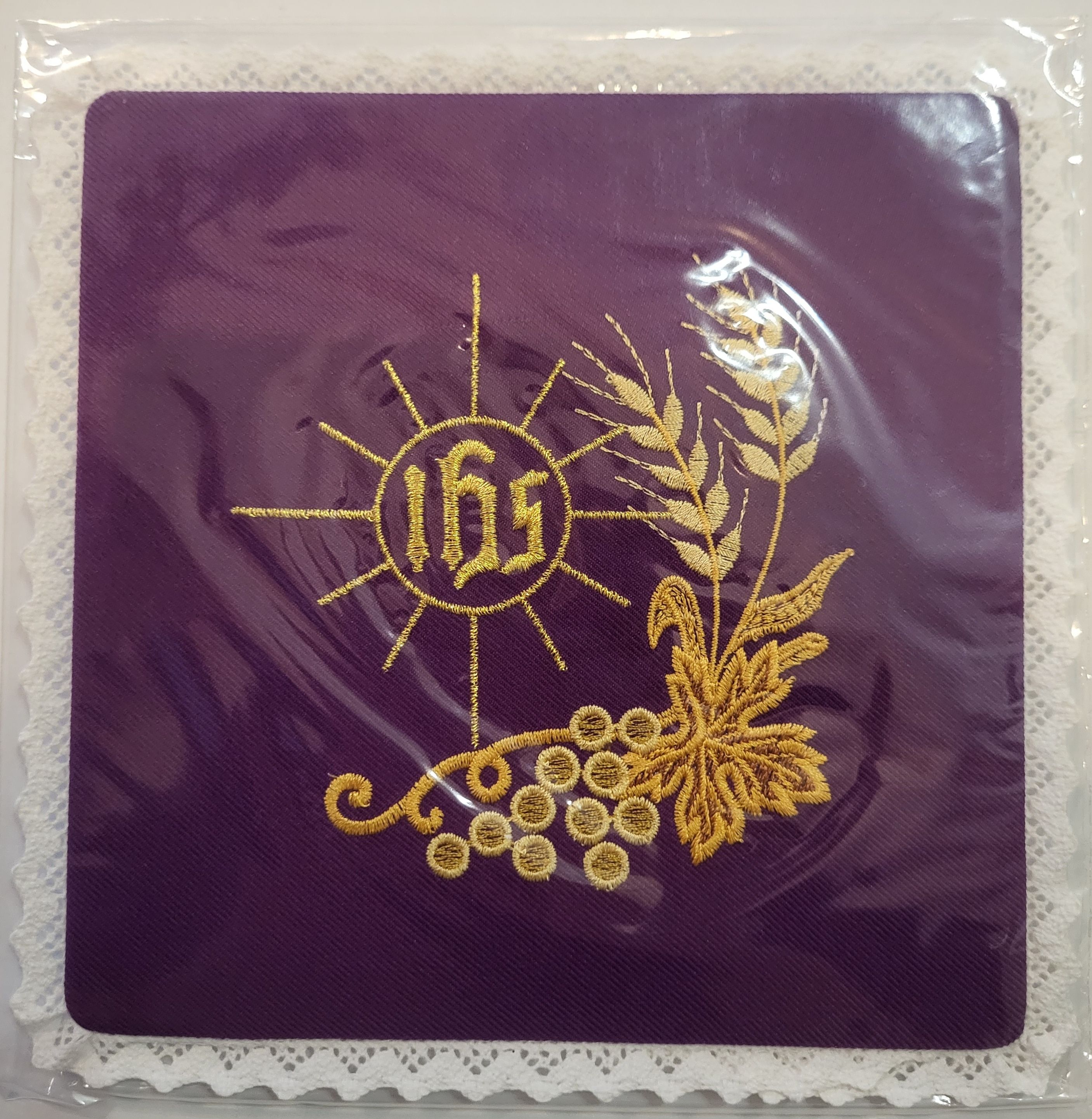 Palka haftowana, IHS- fioletowa (2A)