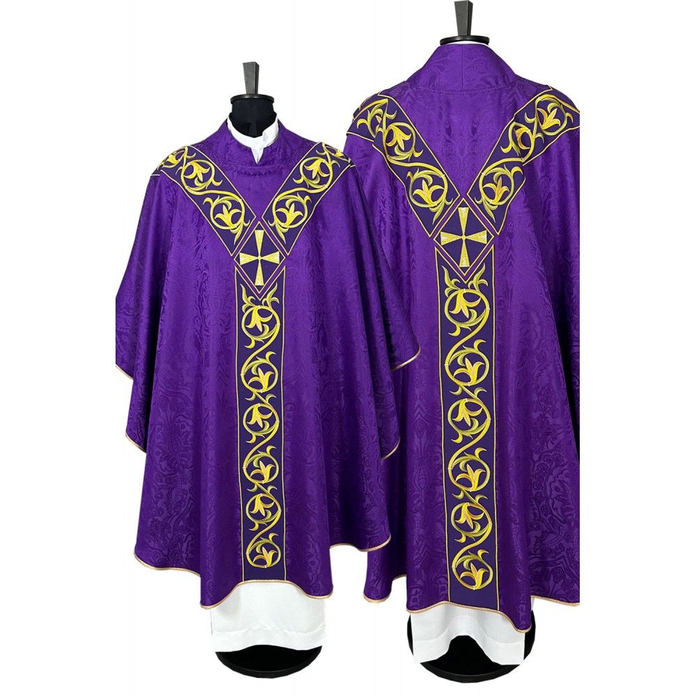 Ornat Semi-Gotycki - kolory liturgiczne (46) - zdjęcie 3 - Ornat Semi-Gotycki - kolory liturgiczne (46)