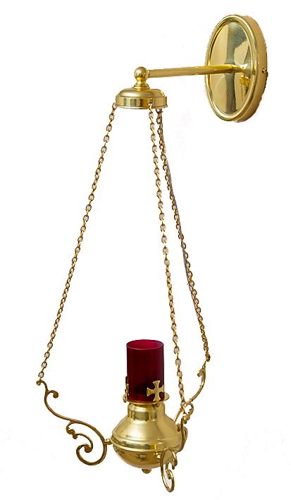 Lampa wieczna, elektryczna - wys. 75 cm, szer. 18 cm (S1)