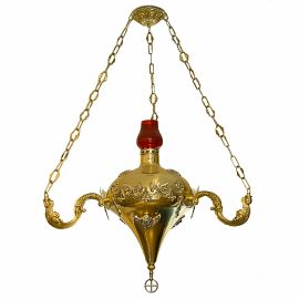 Lampa wieczna duża, elektryczna - wys. 105 cm, szer. 80 cm (S12)