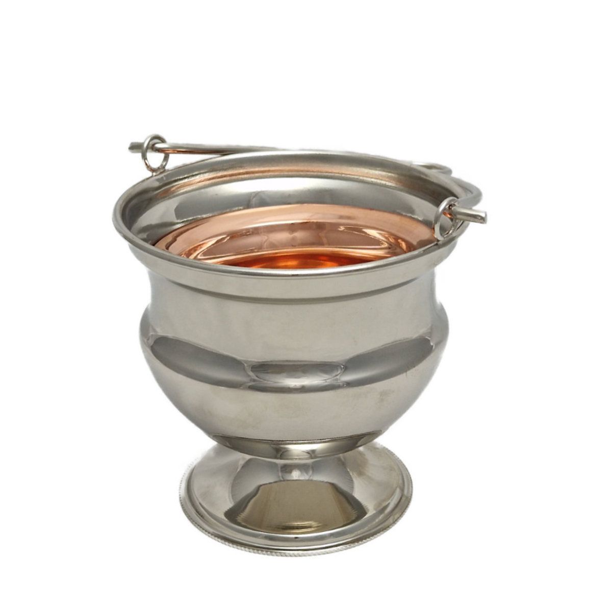 Kociołek na wodę święconą, stal - 11 cm (A1) - zdjęcie 2 - Kociołek na wodę święconą, stal - 11 cm (A1)