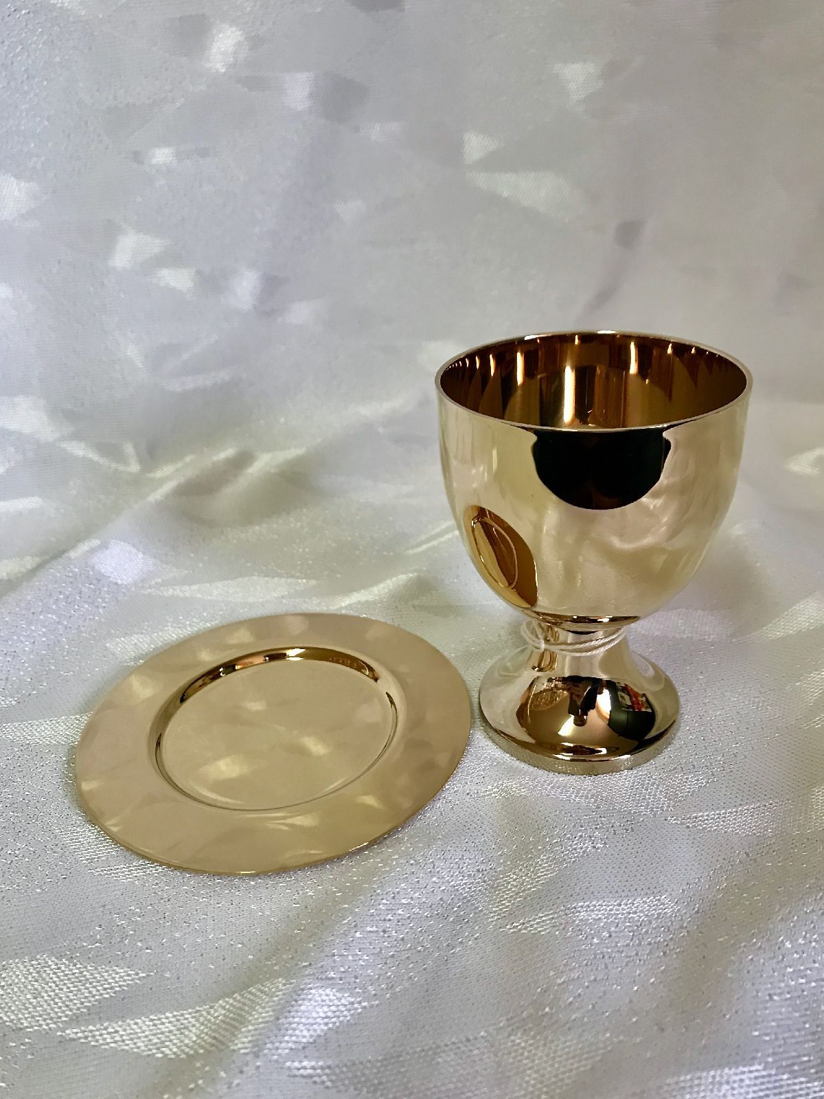 Komplet turystyczny, kielich + patena - 12 cm (34D)