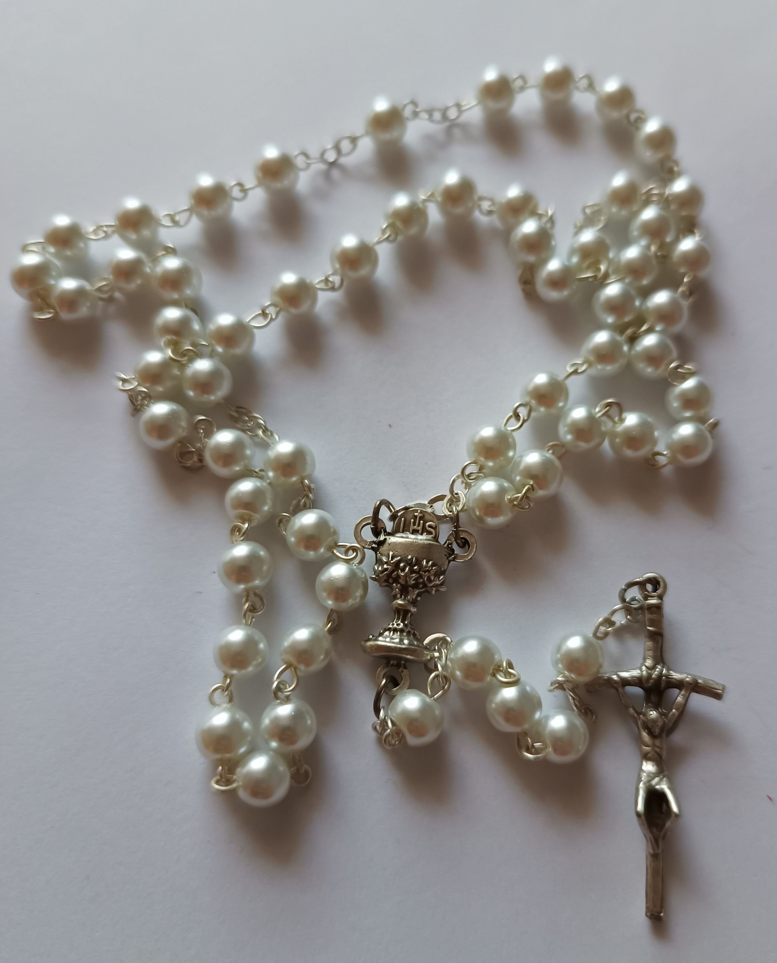 Różaniec komunijny - perła