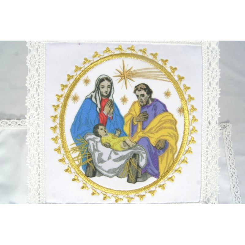 Bielizna kielichowa haftowana Święta Rodzina (190K) - Bielizna kielichowa haftowana Święta Rodzina (190K)