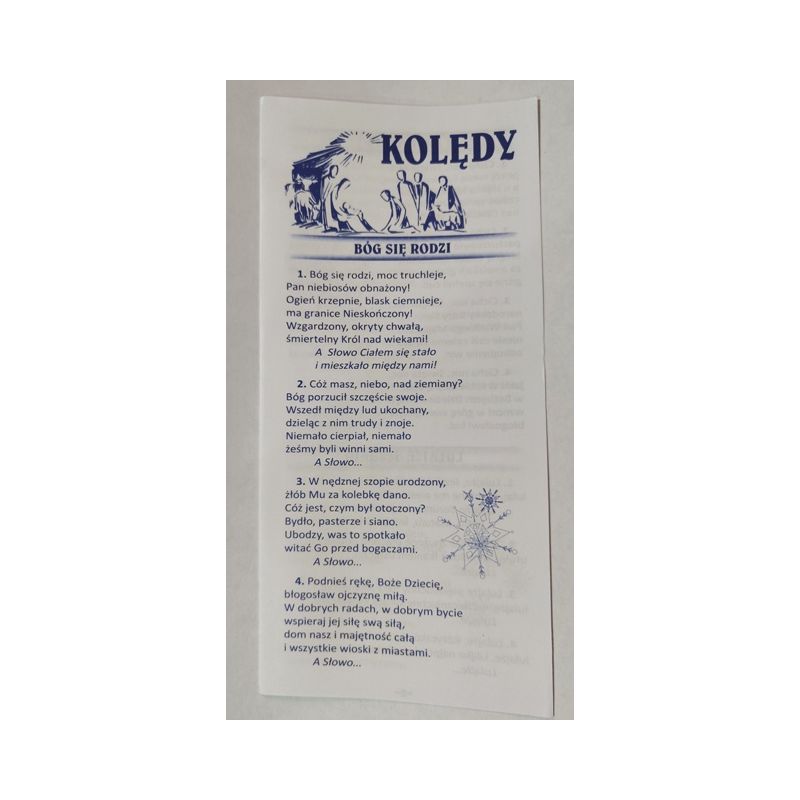 Kolędy - zbiór kolęd- folder 1 szt - Kolędy - zbiór kolęd- folder 1 szt