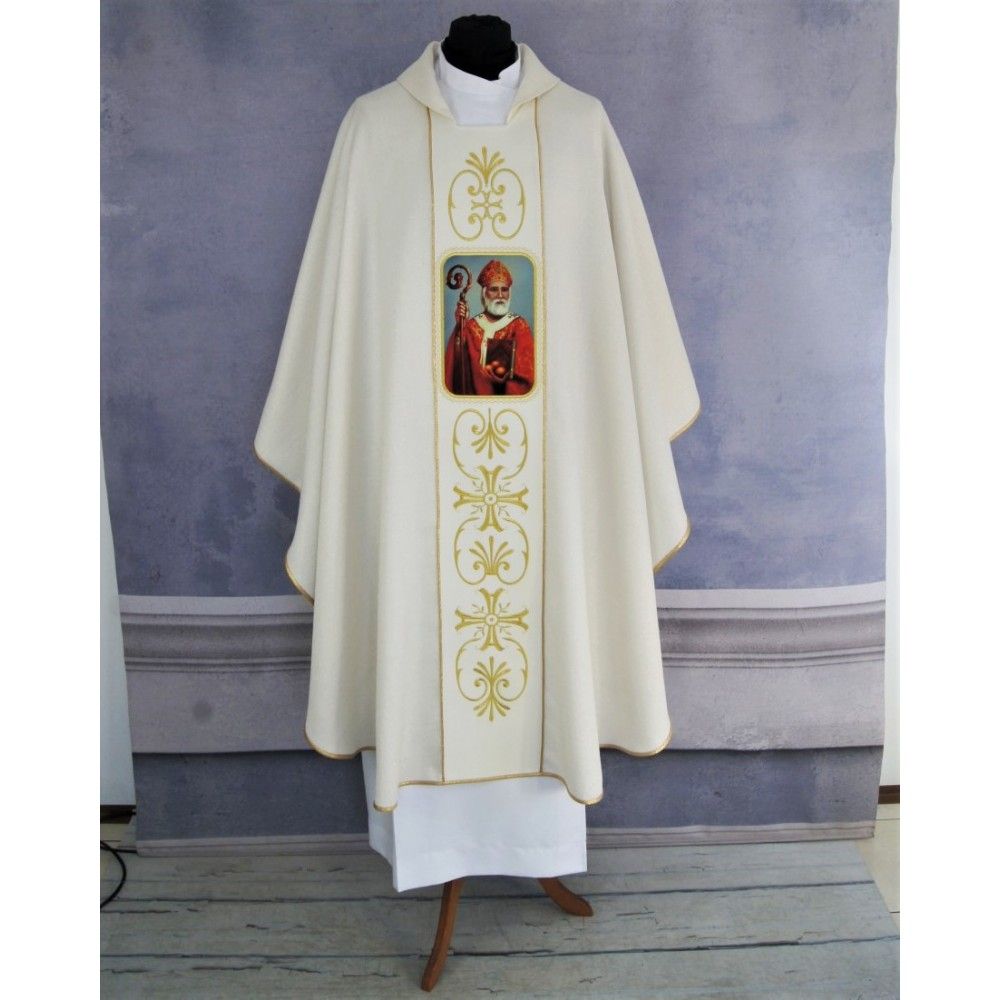 Ornat z nadrukiem Święty Mikołaj - zdjęcie 2 - Ornat z nadrukiem Święty Mikołaj