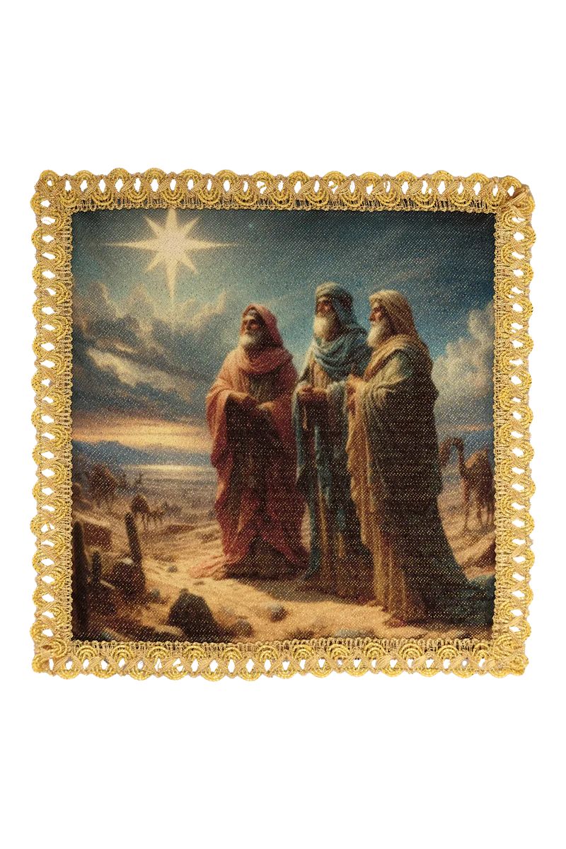 Bielizna kielichowa z wizerunkiem Trzech Mędrców (126H) - zdjęcie 3 - Bielizna kielichowa z wizerunkiem Trzech Mędrców (126H)