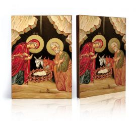 Ikona religijna Boże Narodzenie - Święta Rodzina (7)