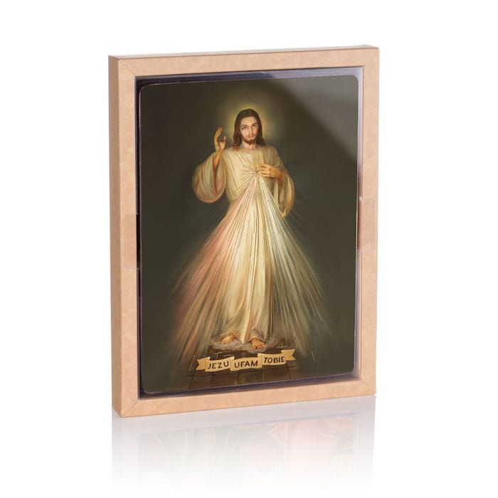 Ikona religijna Jezus Miłosierny - Jezu Ufam Tobie (1) - zdjęcie 2 - Ikona religijna Jezus Miłosierny - Jezu Ufam Tobie (1)