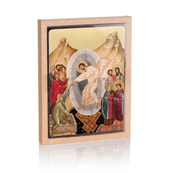 Ikona religijna Chrystus Zmartwychwstały (1) - zdjęcie 2 - Ikona religijna Chrystus Zmartwychwstały (1)