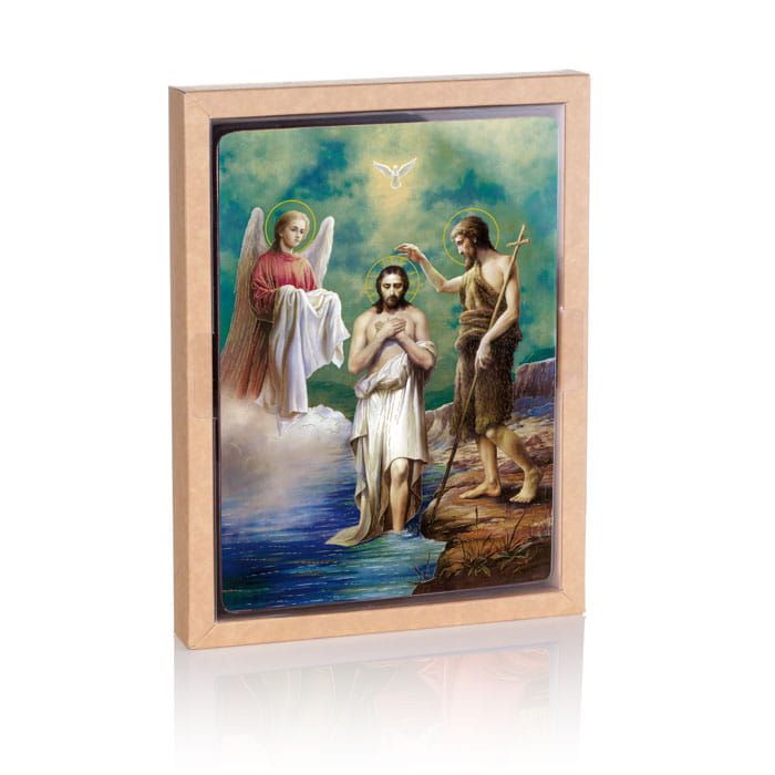 Ikona Święty Jan Chrzciciel i Jezus Chrystus - Chrzest Pański (3) - zdjęcie 2 - Ikona Święty Jan Chrzciciel i Jezus Chrystus - Chrzest Pański (3)