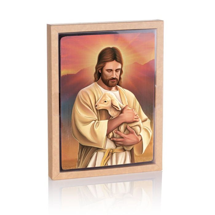 Ikona religijna Jezus Chrystus Dobry Pasterz (3) - zdjęcie 2 - Ikona religijna Jezus Chrystus Dobry Pasterz (3)