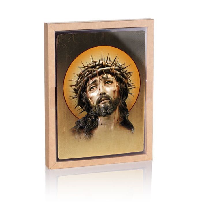 Ikona religijna Jezus Chrystus Umęczony - zdjęcie 2 - Ikona religijna Jezus Chrystus Umęczony