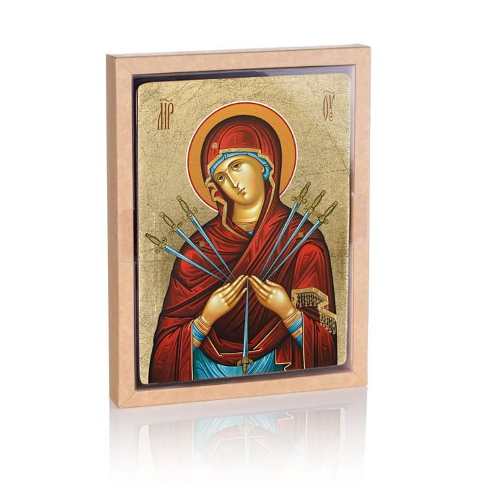 Ikona religijna Siedem Boleści Matki Bożej - zdjęcie 2 - Ikona religijna Siedem Boleści Matki Bożej