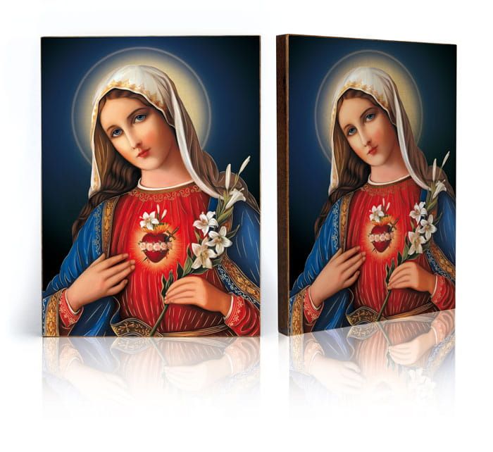 Ikona religijna Serce Maryi (2)