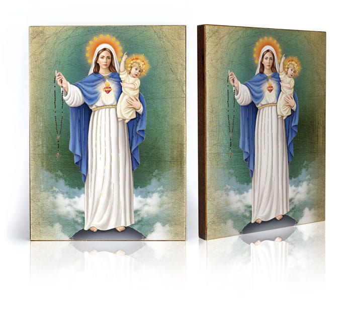 Ikona religijna Matka Boża Różańcowa (1)