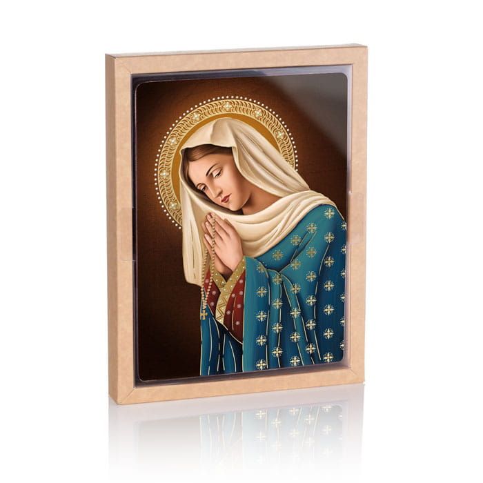 Ikona religijna Matka Boża Różańcowa (2) - zdjęcie 2 - Ikona religijna Matka Boża Różańcowa (2)