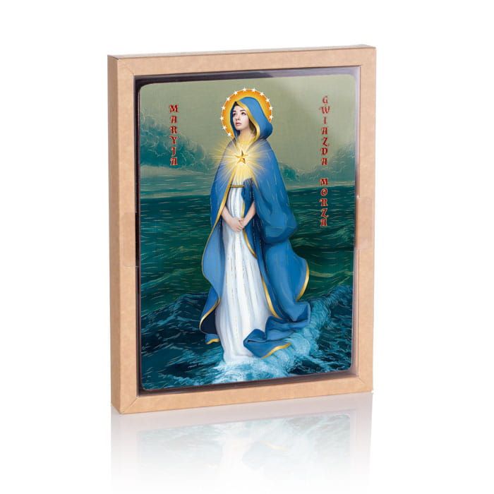 Ikona religijna Maryja Gwiazda Morza - STELLA-MARIS - zdjęcie 2 - Ikona religijna Maryja Gwiazda Morza - STELLA-MARIS