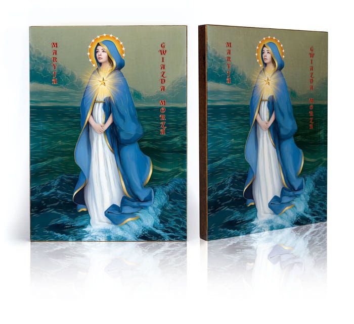 Ikona religijna Maryja Gwiazda Morza - STELLA-MARIS