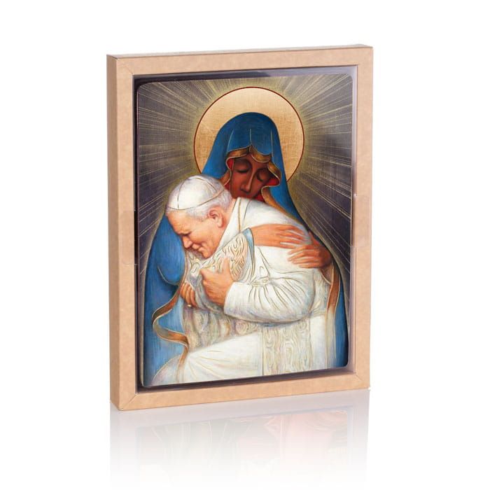 Ikona Matka Boża Częstochowska i Święty Jan Paweł II - zdjęcie 2 - Ikona Matka Boża Częstochowska i Święty Jan Paweł II