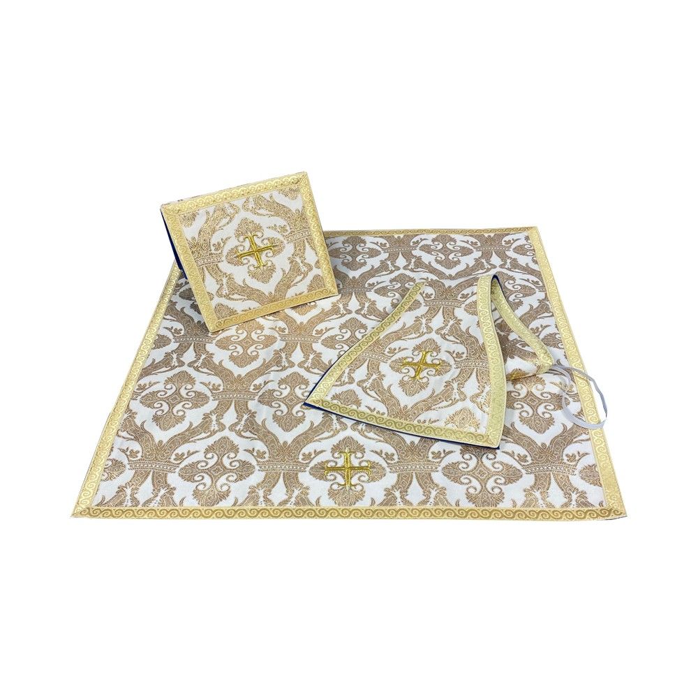 Ornat Rzymski z Manipularzem, Bursą i Welonem na kielich (14) - zdjęcie 2 - Ornat Rzymski z Manipularzem, Bursą i Welonem na kielich (14)