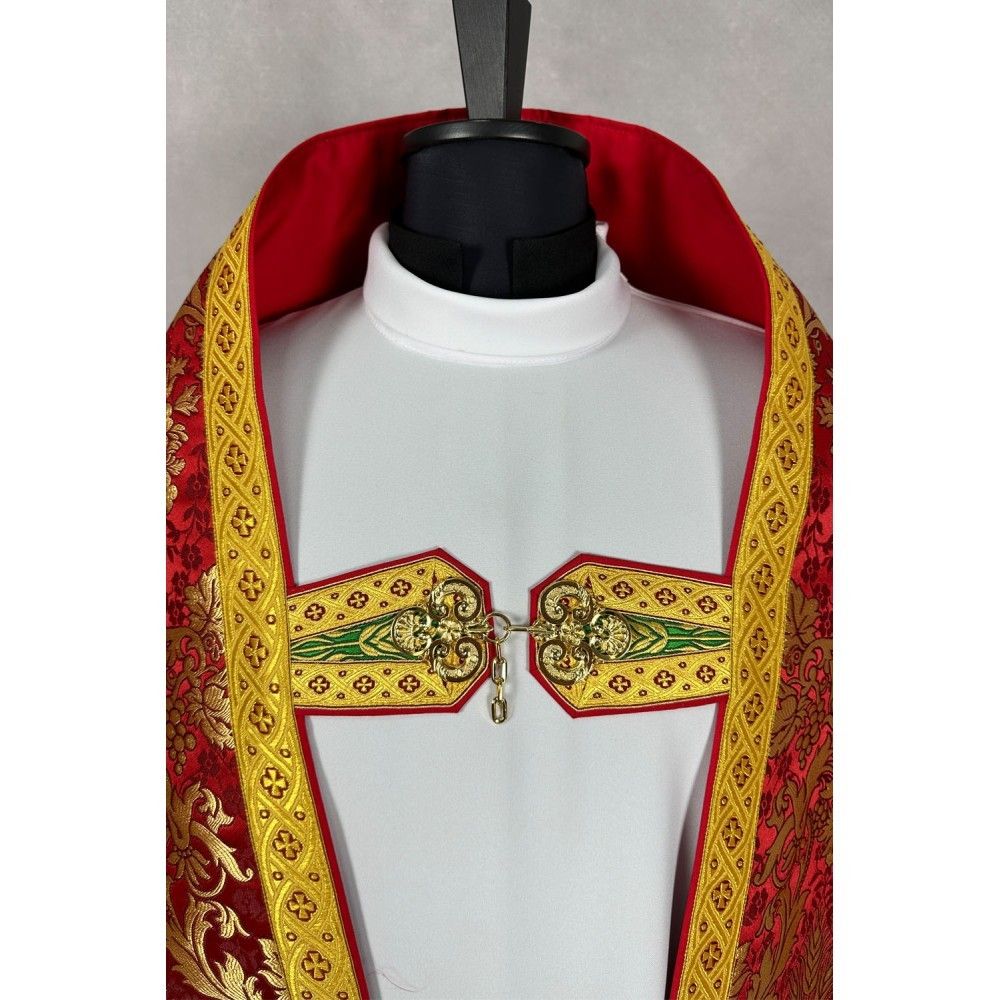 Zestaw kapa + welon liturgiczny (12K) - zdjęcie 3 - Zestaw kapa + welon liturgiczny (12K)